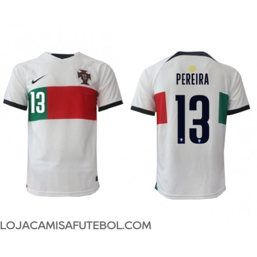 Camisa de Futebol Portugal Danilo Pereira #13 Equipamento Secundário Mundo 2022 Manga Curta